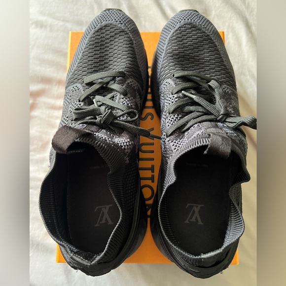 Louis Vuitton Fastlane 'Damier - Black Graphite' Mens Size 8 1/2 - Picture 3 of 11